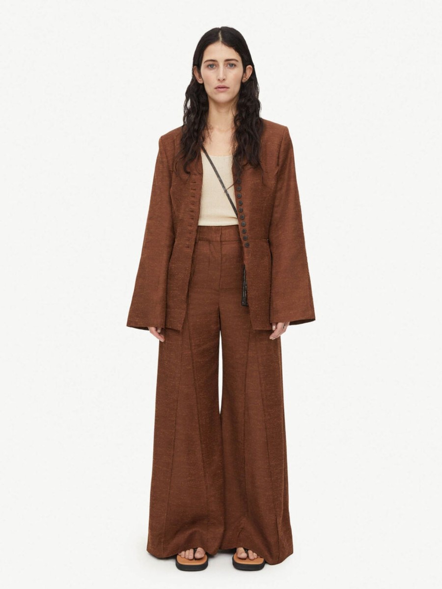 Clothing By Malene Birger | Puglia Silk-Blend Trousers