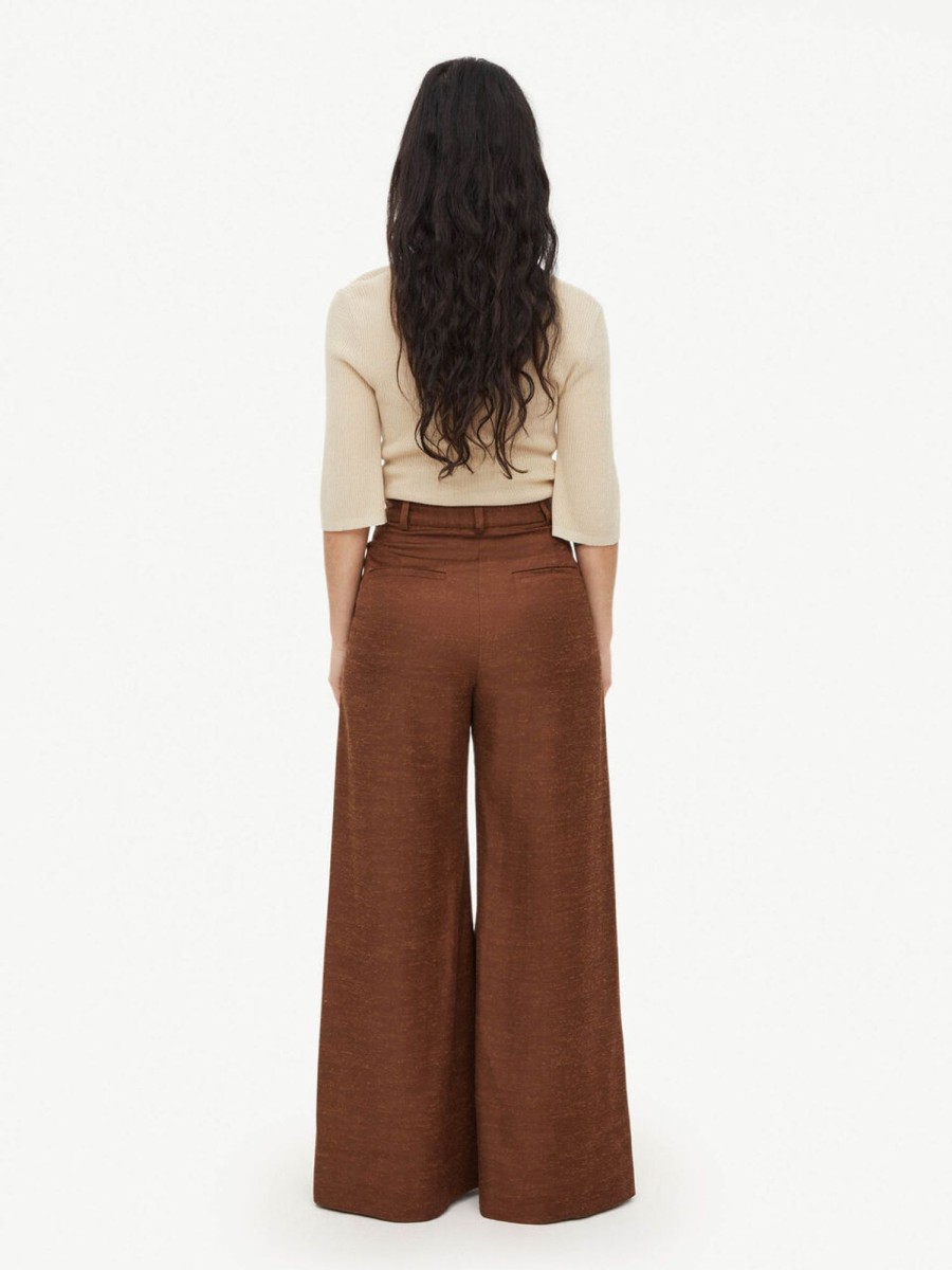 Clothing By Malene Birger | Puglia Silk-Blend Trousers