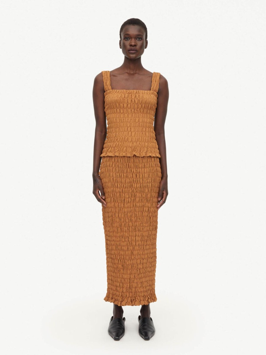 Clothing By Malene Birger | Emla Shirred Maxi Skirt