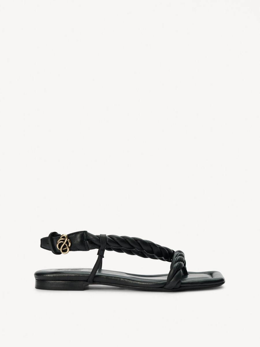 Accessories By Malene Birger | Tinea Braided Leather Flats