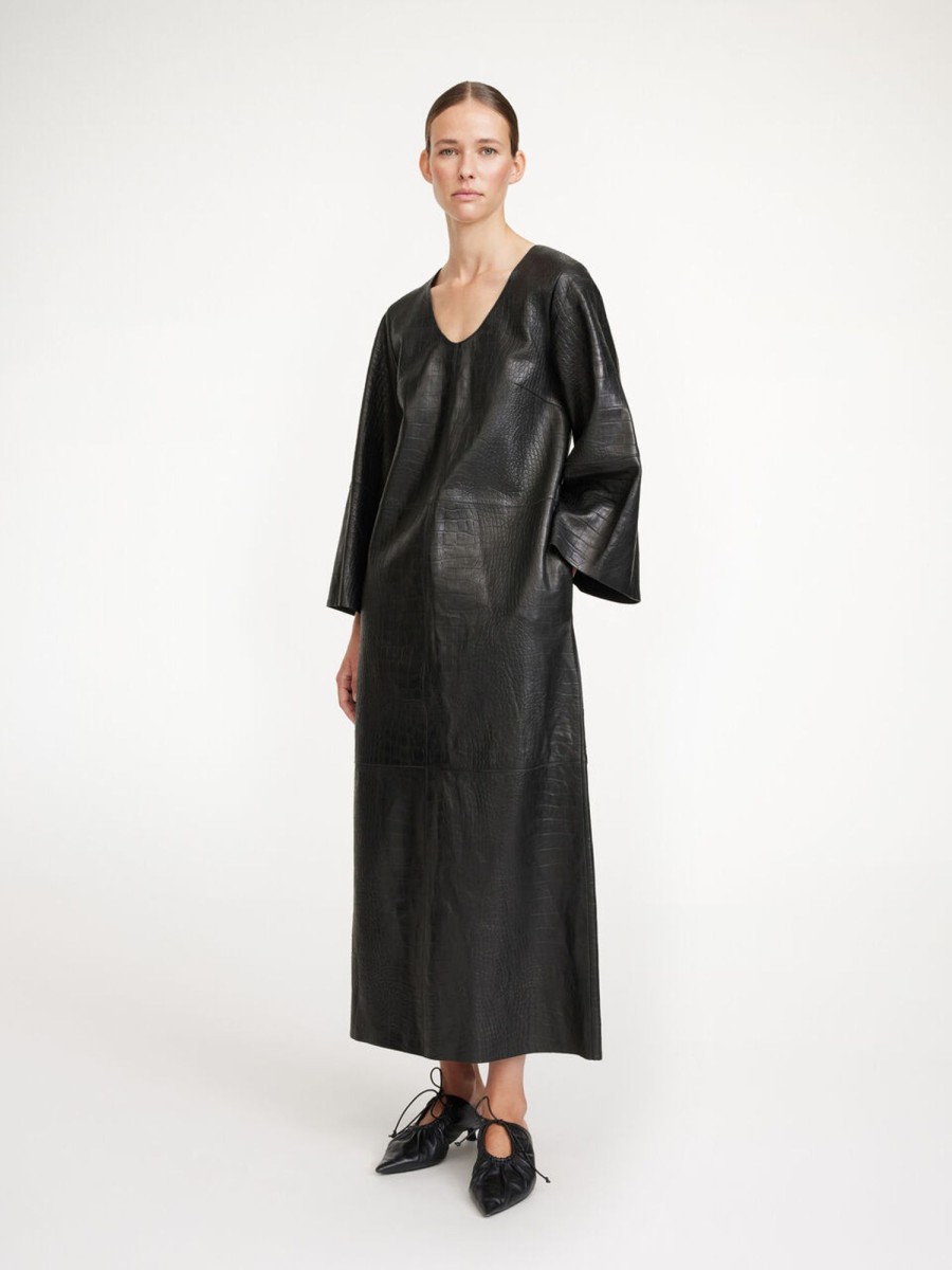 Clothing By Malene Birger | Cebello Leather Maxi Dress