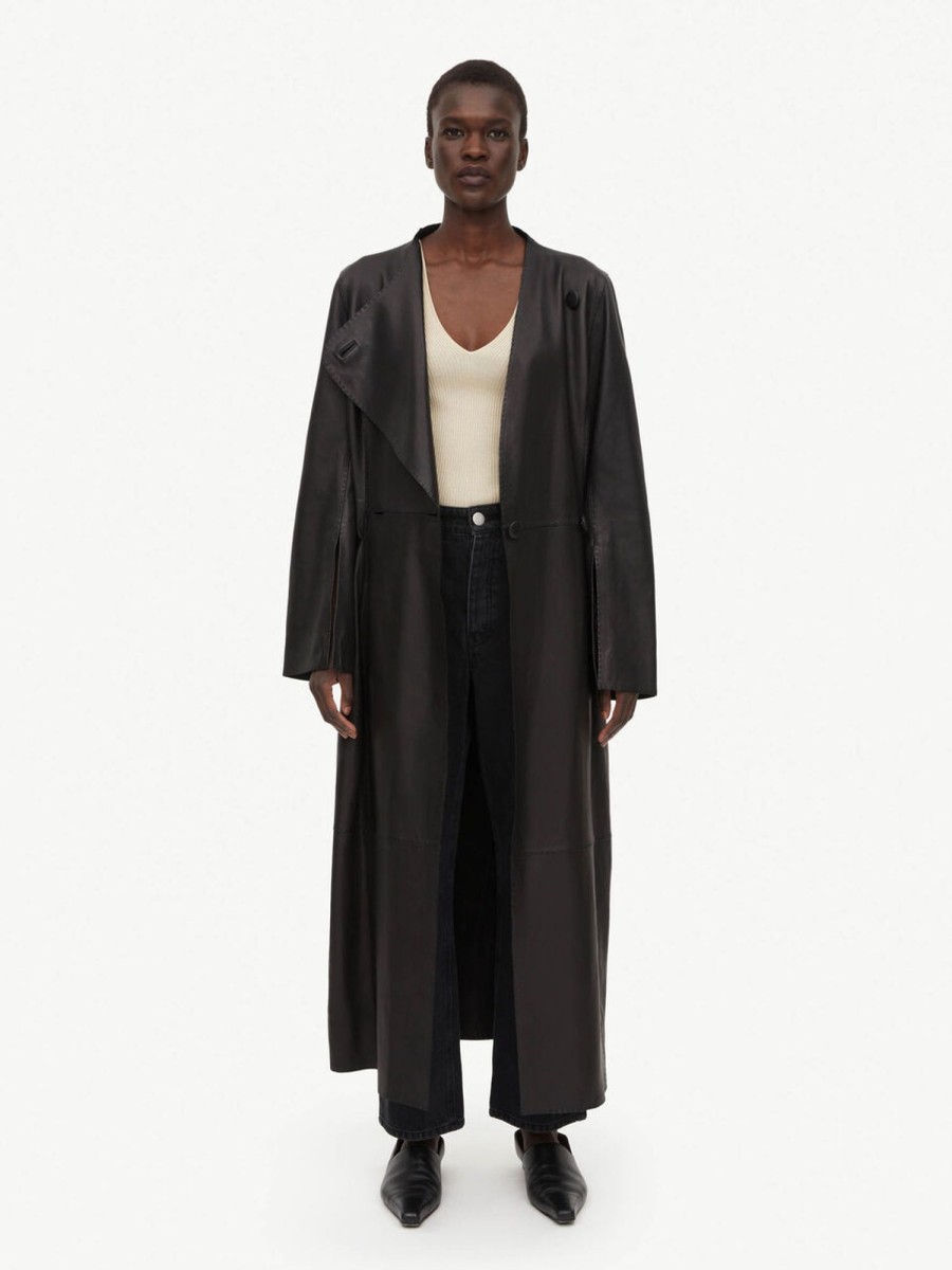 Clothing By Malene Birger | Sirrena Leather Coat