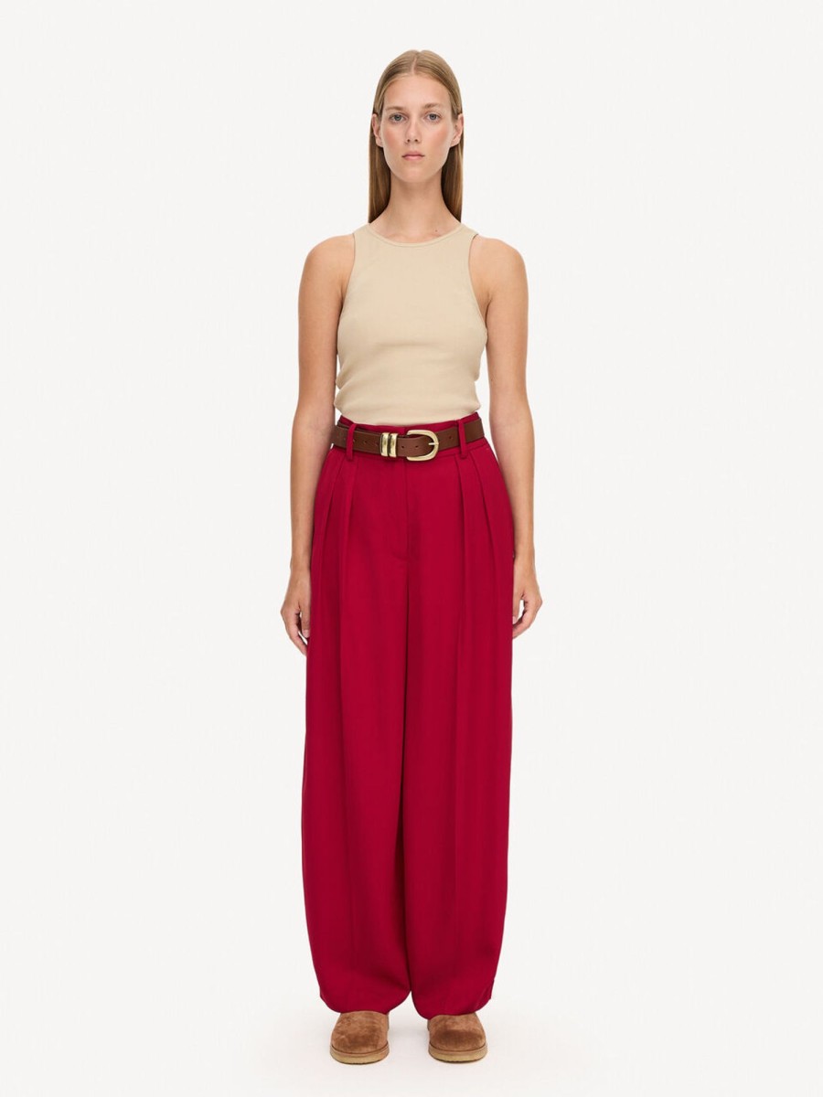 Clothing By Malene Birger | Piscali Mid-Waist Trousers