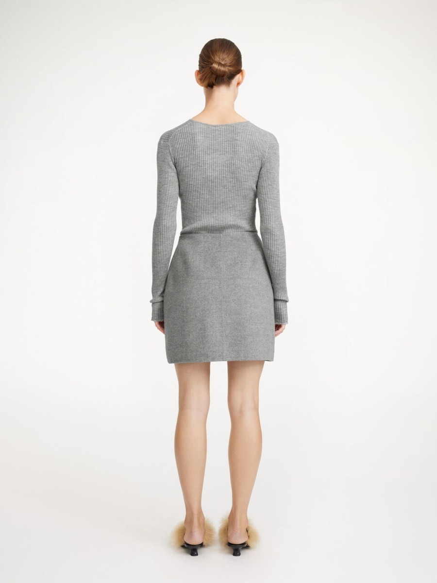 Clothing By Malene Birger | Chambray Mini Skirt