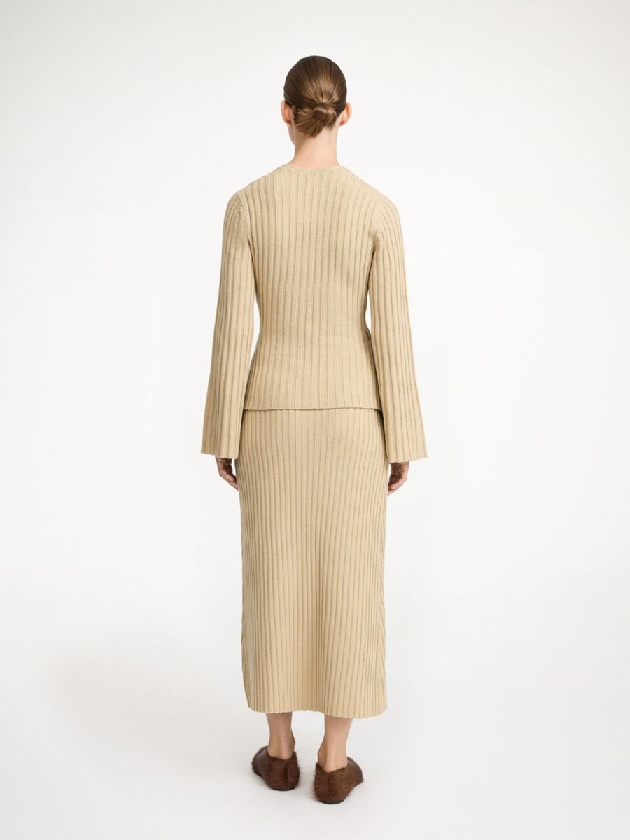 Clothing By Malene Birger | Cassila Wool Midi Skirt