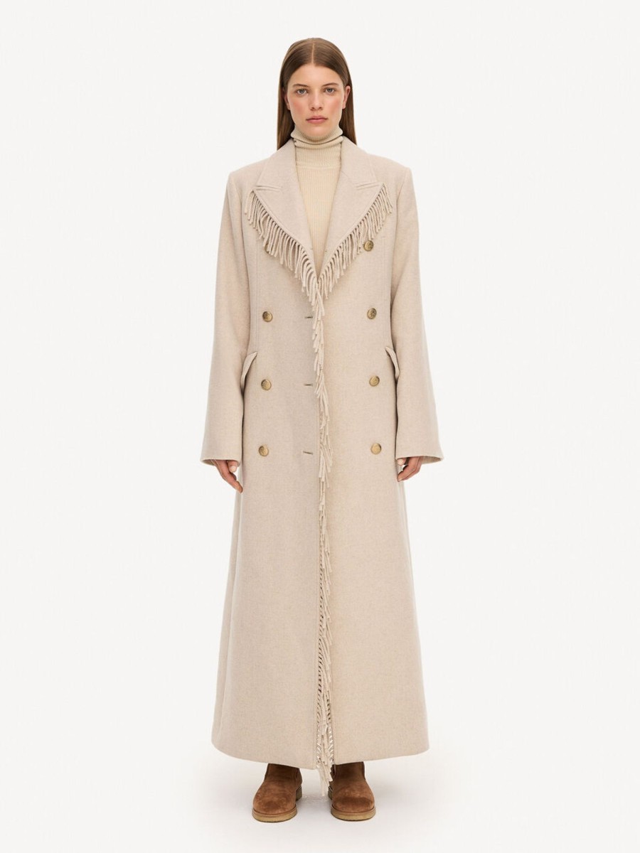 Clothing By Malene Birger | Gardeniia Fringed Coat