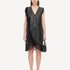 Clothing By Malene Birger | Korallie Leather Mini Dress