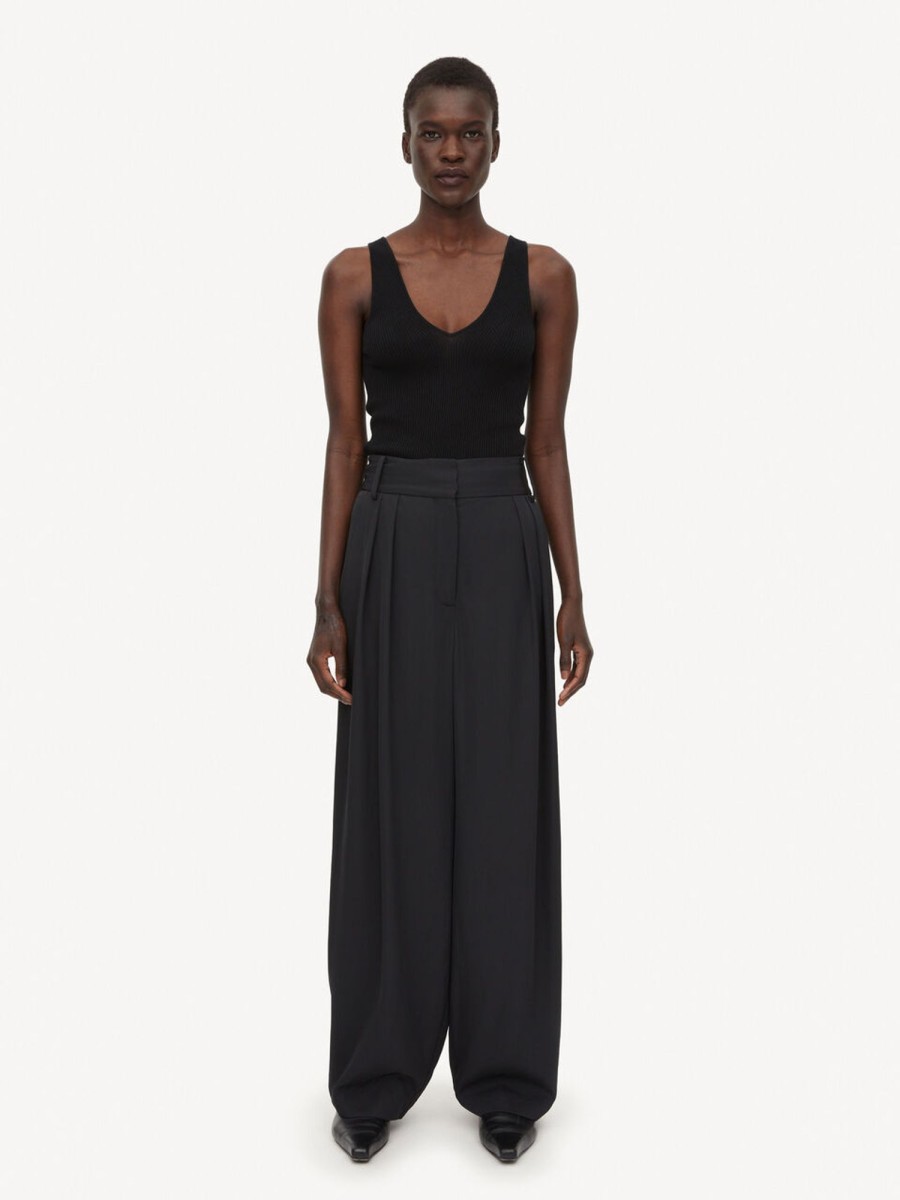 Clothing By Malene Birger | Piscali Mid-Waist Trousers