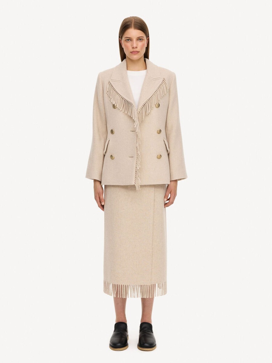 Clothing By Malene Birger | Iggie Fringed Blazer