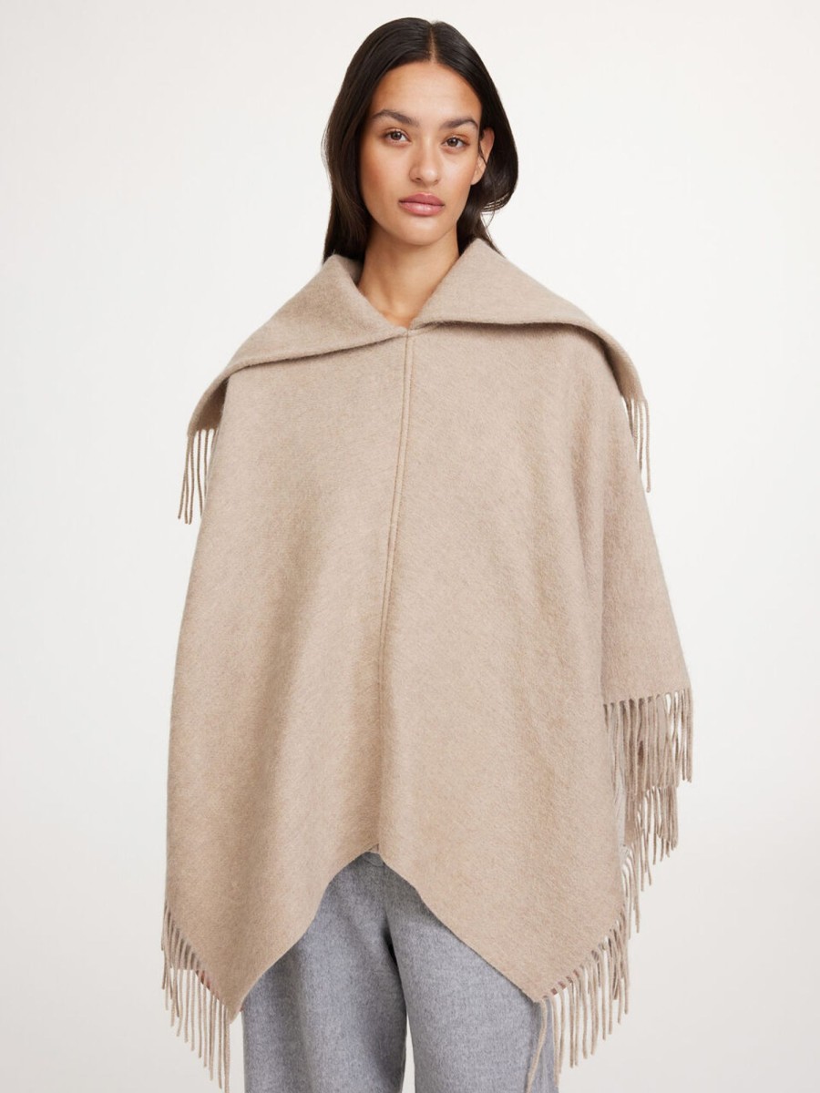 Accessories By Malene Birger | Turtma Wool Fringe Bib