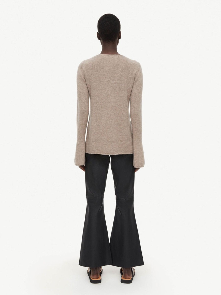 Clothing By Malene Birger | Evyline Cropped Leather Trousers